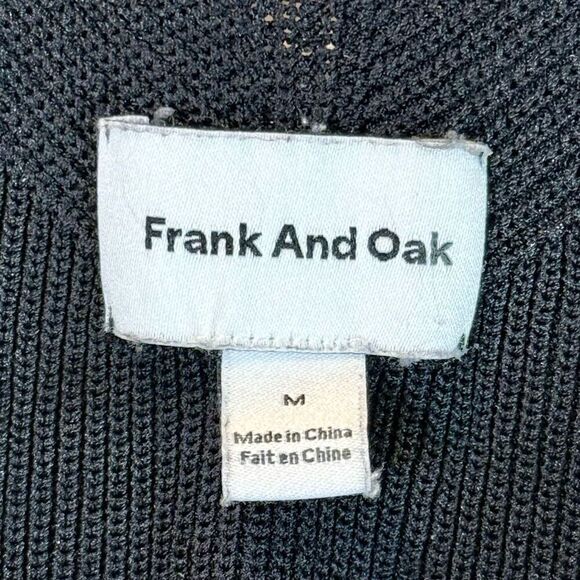 Frank & Oak Boho Short Y2K Edgy Academia V-Neck Crop Top Tank Top Women’s M - Picture 3 of 8